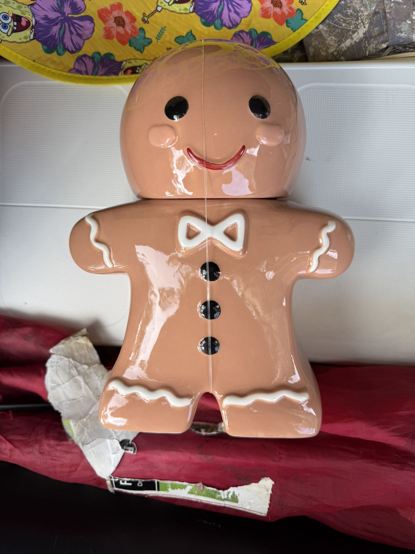 Gingerbread man Jar
