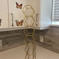 6 Bottle Wine Rack Wall Hanging Decor