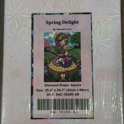 Diamond Art Club DAC Spring Delight By Hannah Lynn Diamond Painting NEW RETIRED