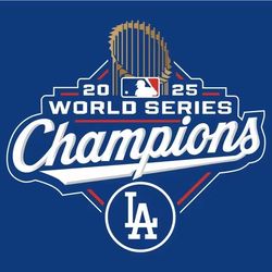 Los Angeles Dodgers 2025 Champions 3x5 Flag