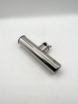 Fishing rod holder for 7/8" to 1" boat rail