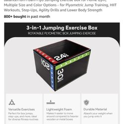 3 In 1 Jumping Exercise Box