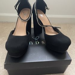 Windsor Black High Heel Shoes