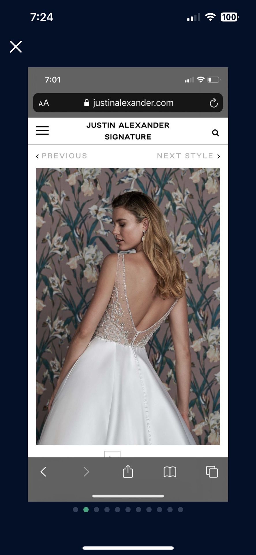 Justin Alexander Wedding Dress