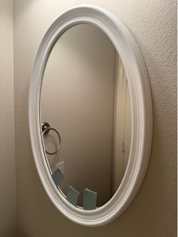 White Bathroom Mirror