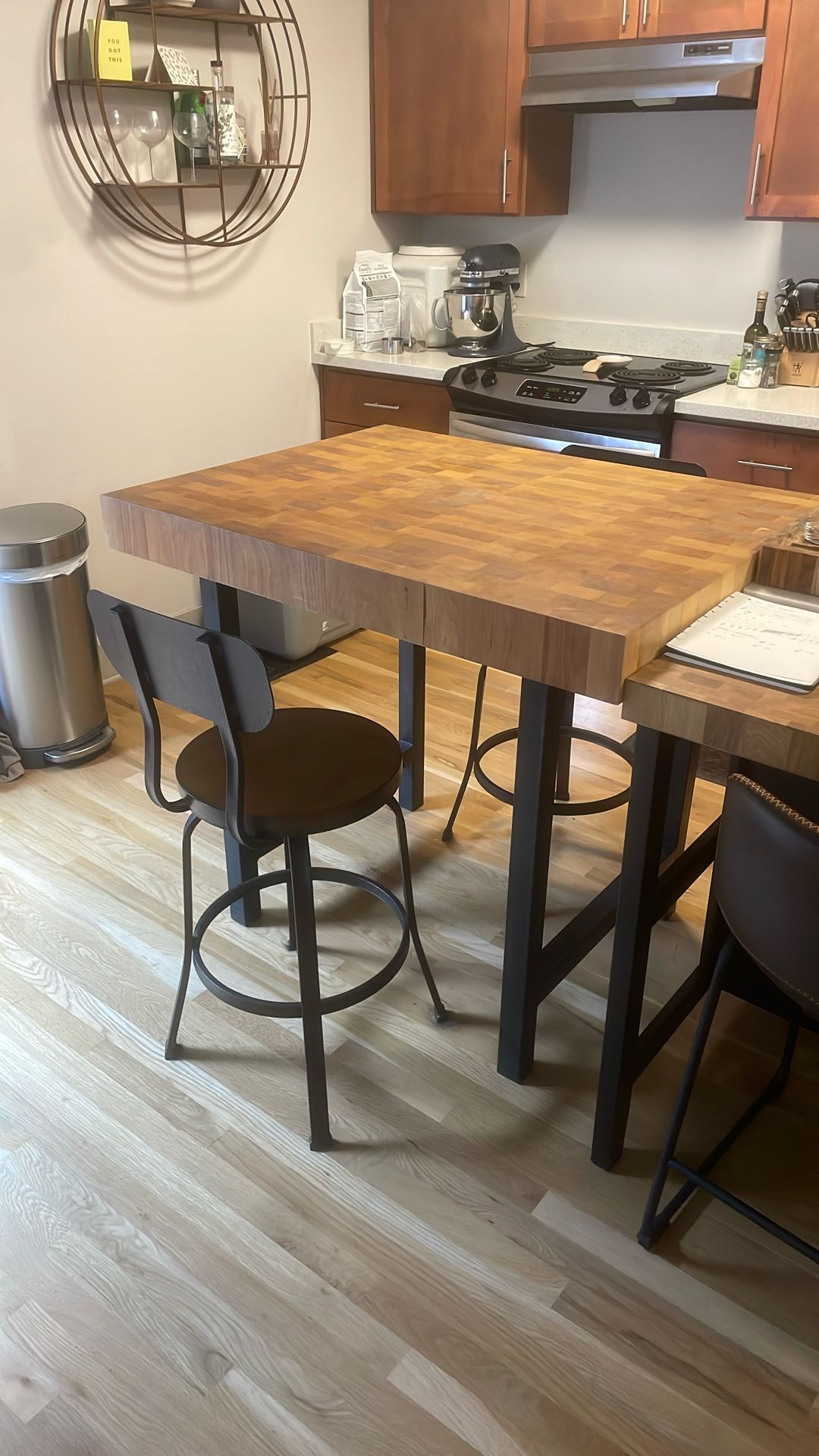 Custom Butcher Block Table