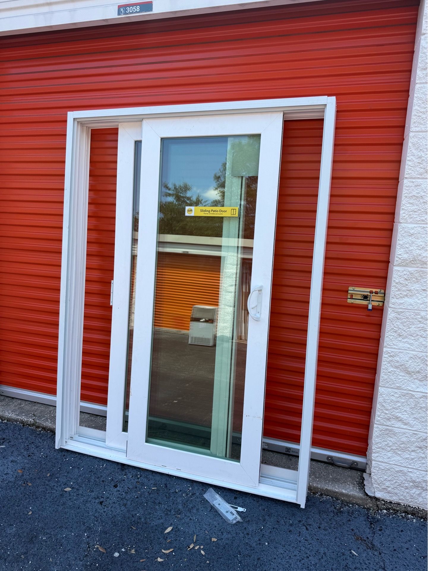 Wen Impact-Resistant 2-Panel Sliding Glass Door 60x80