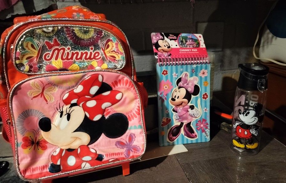 Minnie Mouse Rolling Backpack/Suitcase 