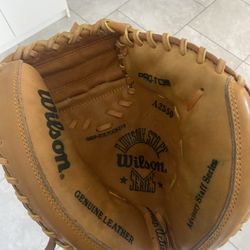 wilson catcher glove pretty much new still needs to break in