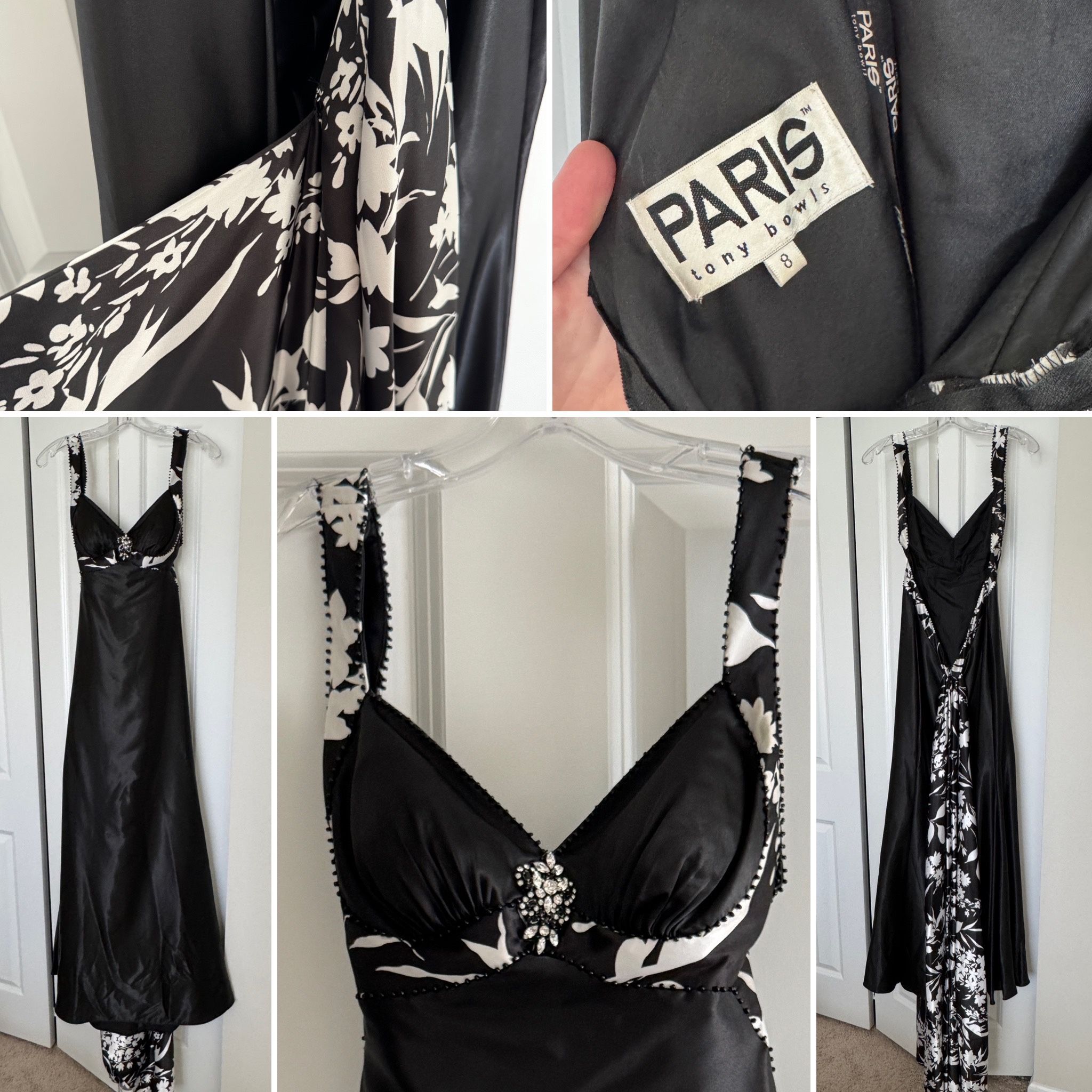 Beautiful Open Back Evening Prom Dress