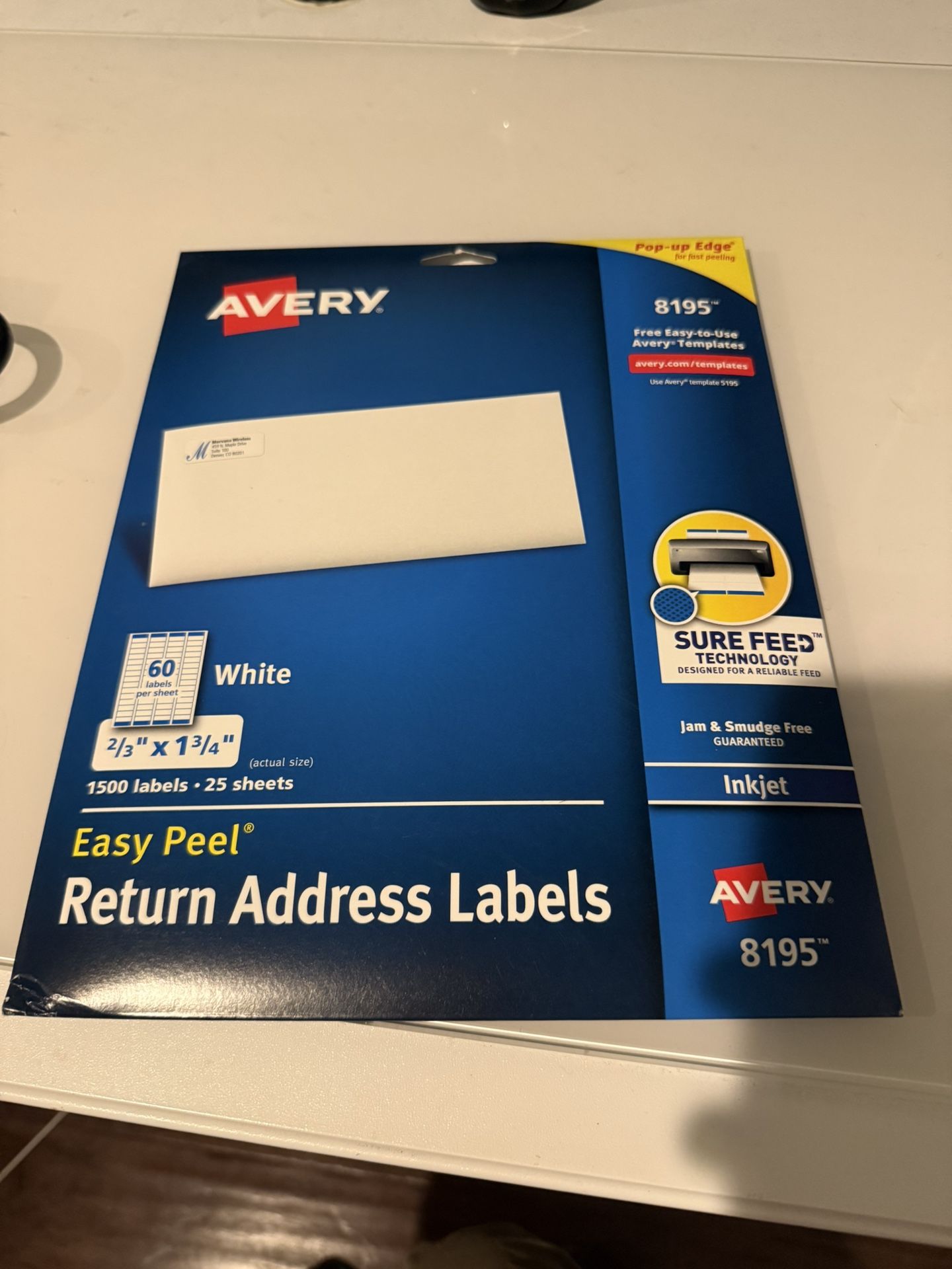avery printer labels