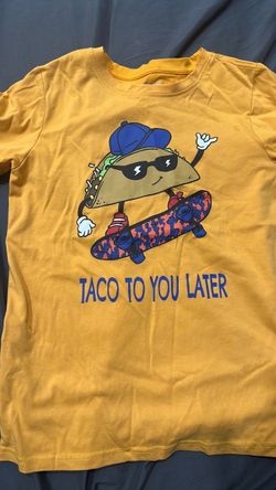Kids' Yellow Taco Graphic T-Shirt