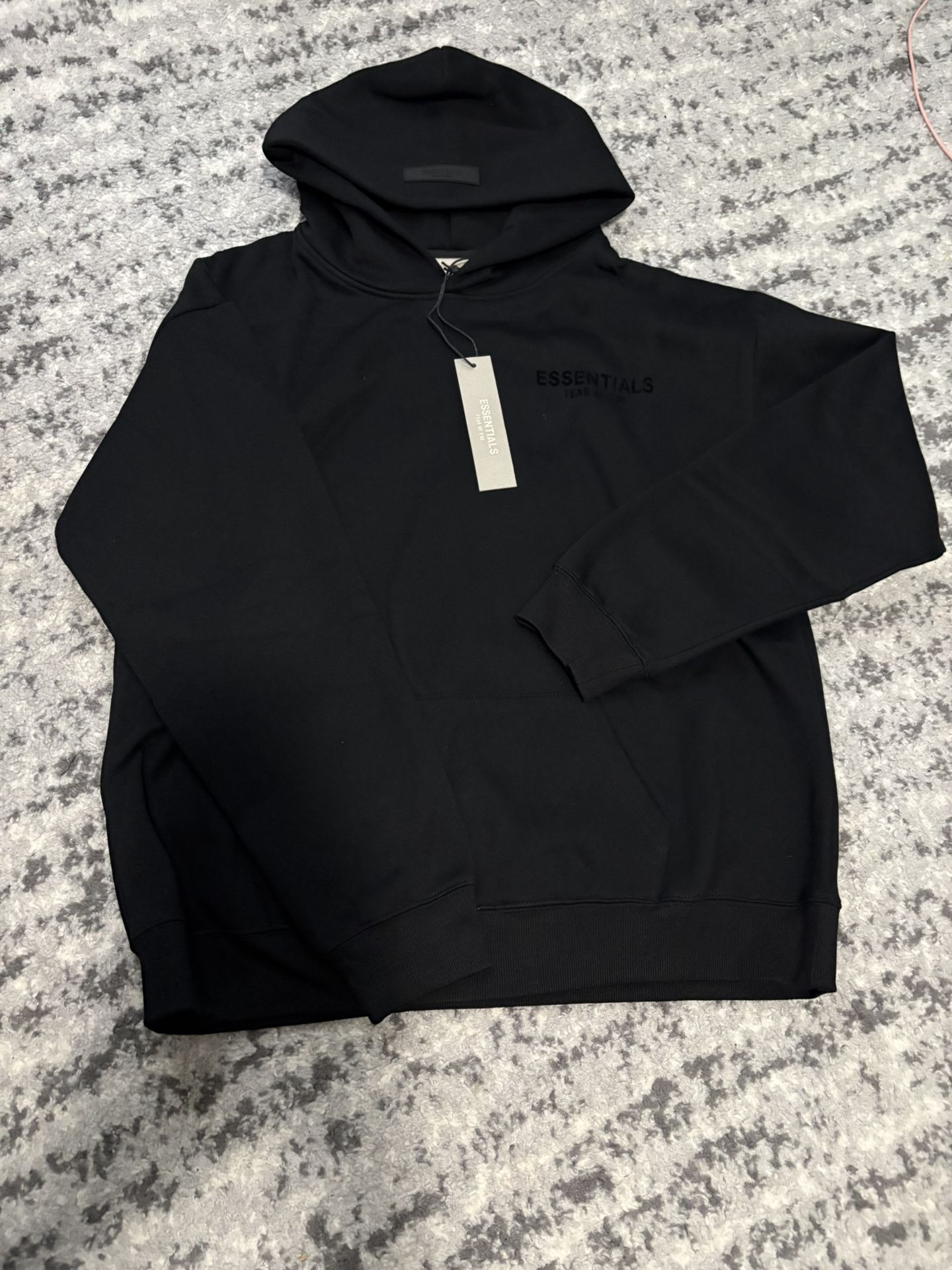 Black Essential Hoodie