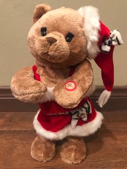 Christmas bear makes sound and dance  barely used pickup In Southwest Bakersfield
