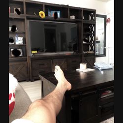 BOTH COFFEE TABLE AND TV CONSOLE $800