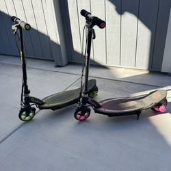 Two Kids Electric razor Scooters