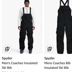SPYDER MENS SNOW  BIB SIZE XXL NEW ASKING 100 CASH ONLY AVAILABLE 