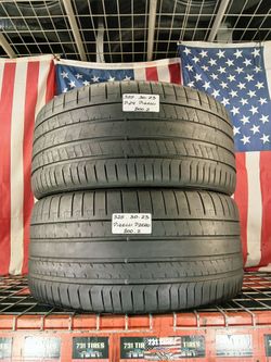 🎁 2 USED TIRES 325/30ZR23 PIRELLI PZERO PZ4 "L" 325 30 23