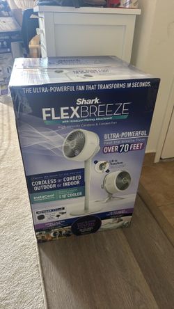 New shark flexbreeze fan