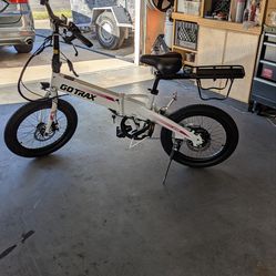 Go bike white electric Needs battery needs new verity buy us is