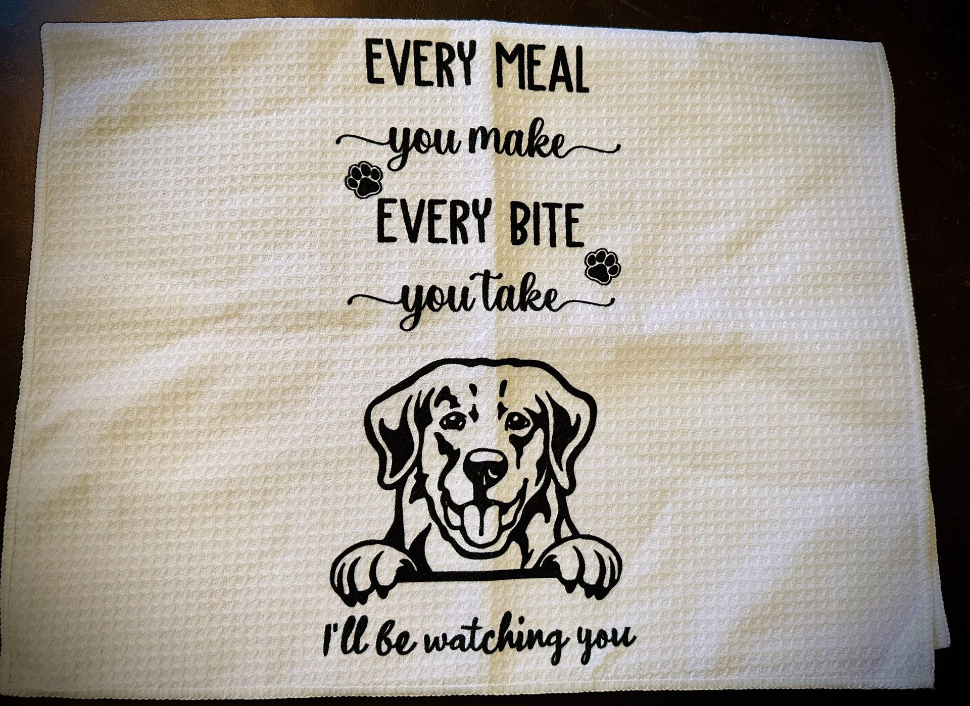 🐶 Dog Lover’s Kitchen Towel – Brand New