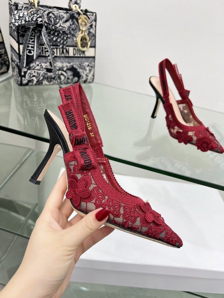 Christian Dior Red Lace 👉See Photos