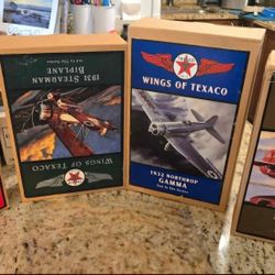 Set Of Four antique Texaco Banks