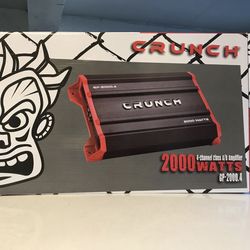 Crunch 4 Channel Voice Amplifier For Highs 2000 Watts Brand New 