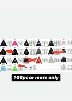 Sp5der Wholesale Clothing Lot 100+ Pieces