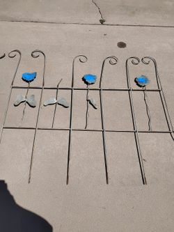 Metal Flower Garden Fencing