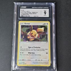 Pokemon Error Eevee Promo Insufficient Ink Cgc 9