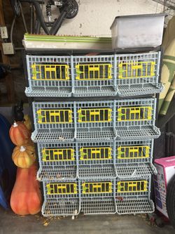 Quail Cage - 4 Layer - Jumbo Quail