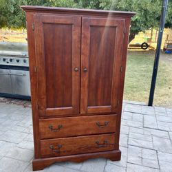 Beautiful Wood Cherry Armoire 