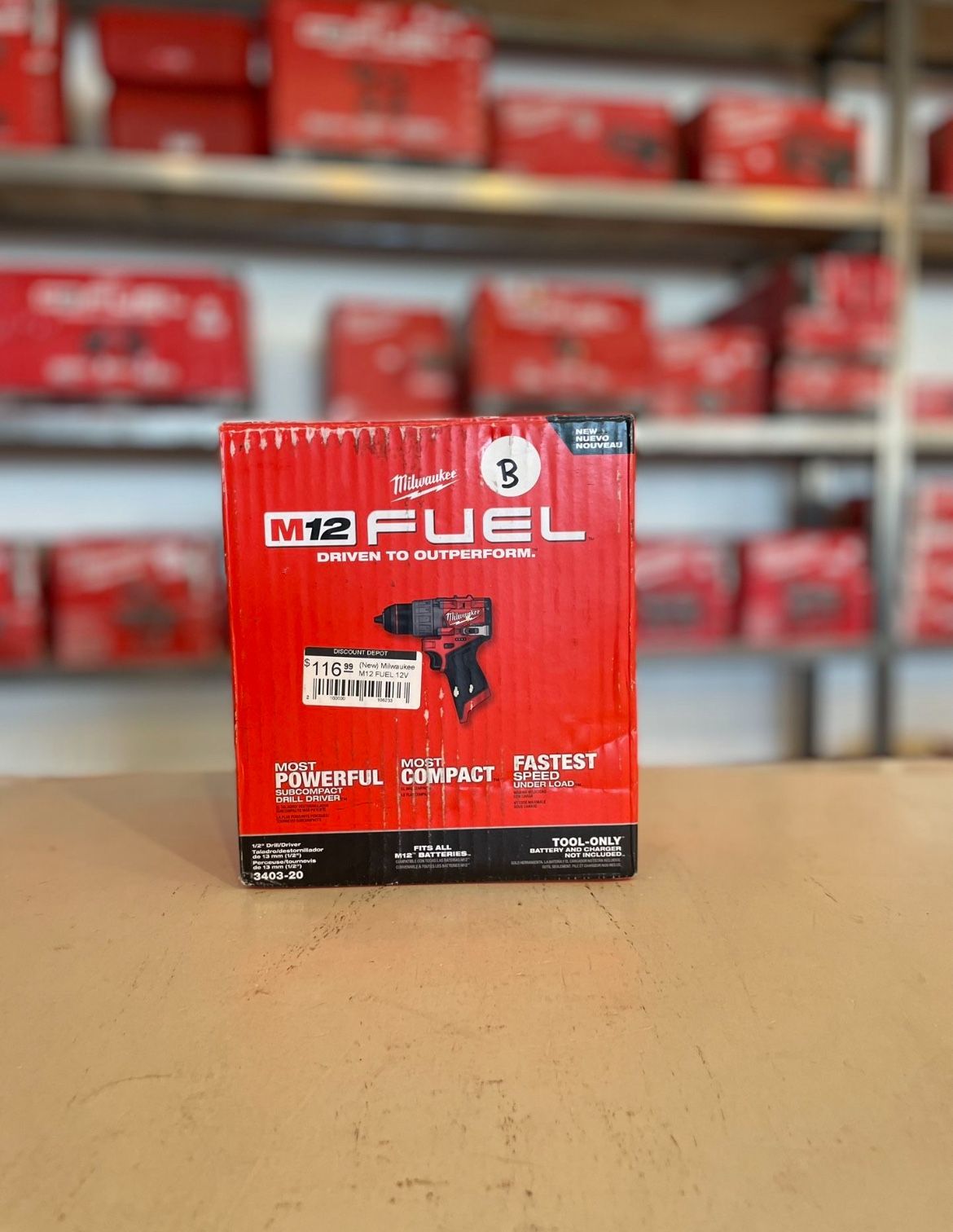 M12 FUEL 12V Lithium-Ion Brushless Cordless 1/2 in. Drill Driver (Tool-Only)..3403-20