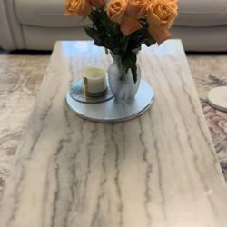  Marble Coffee Table With Two Side Tables 