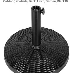 🖤 Simple Deluxe Heavy-Duty 17.72” Patio Umbrella Base – 22 lb Round Stand, Black – Brand New in Box! 🖤  💰 Price: $30 or best offer 💲 MSRP: ~$49.99