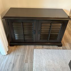Pottery Barn Holstead Shutter Small Media Console.