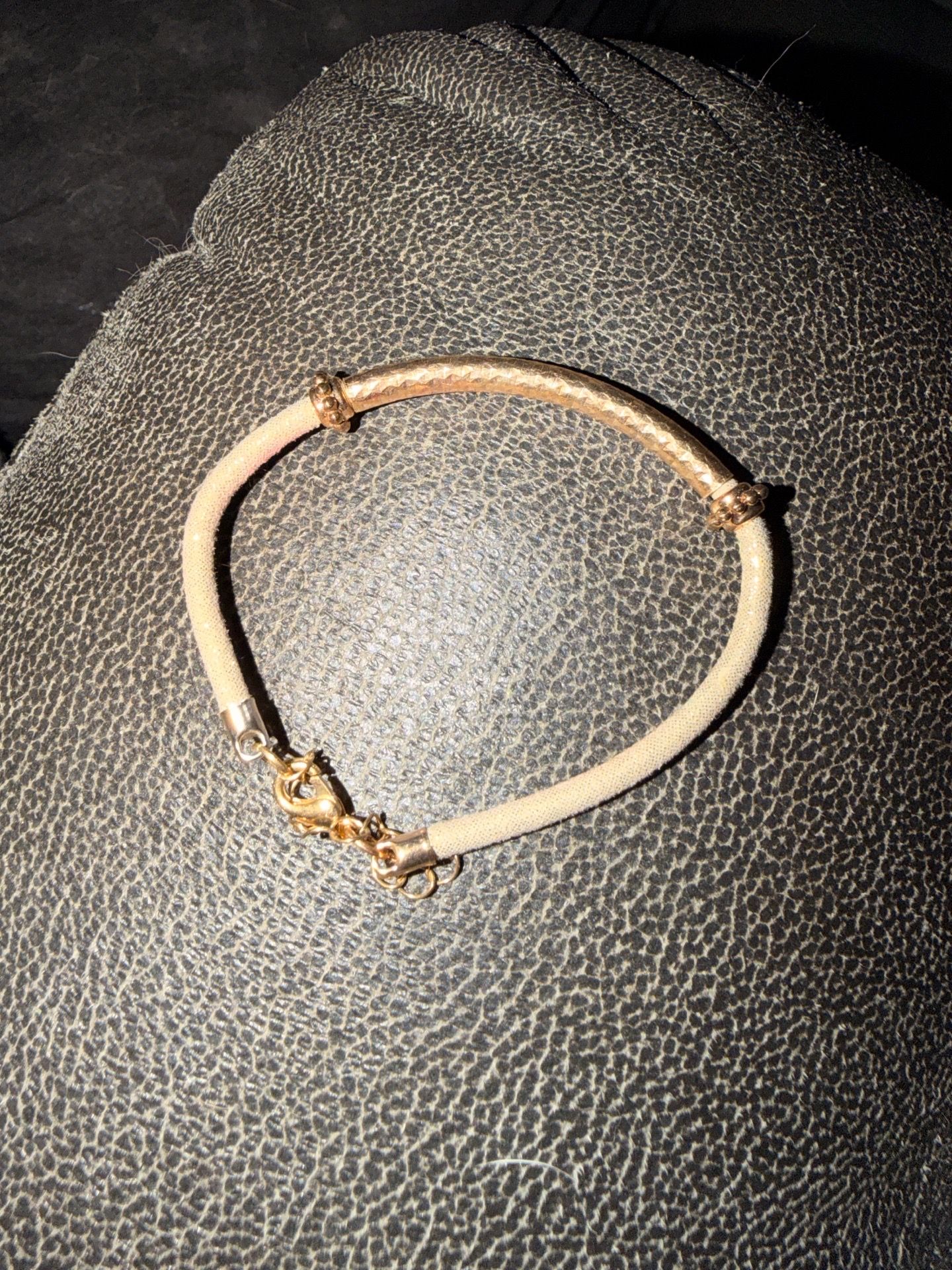 Cream and gold bracelet KIDS SMALL
