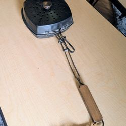 Vintage Popcorn Maker and Bed Warmer- Vintage Farm Decor- Clean