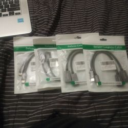 4 Packs USBC Male To USB Female Cables 