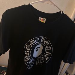 Bape Chrome Hearts shirt Size Medium