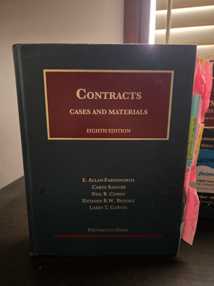 Contracts Law School Textbook