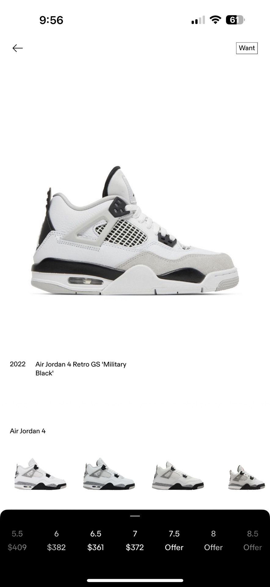 Air Jordan 4 Retro Military