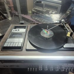 Zenith Record Player And Tape 