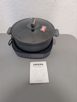 Electric 2 tray hot pot machine