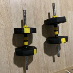 New 60lb Adjustable Dumbbell Set