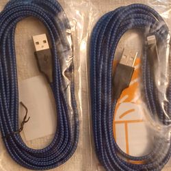 2 iPhone/ iPad charging cables