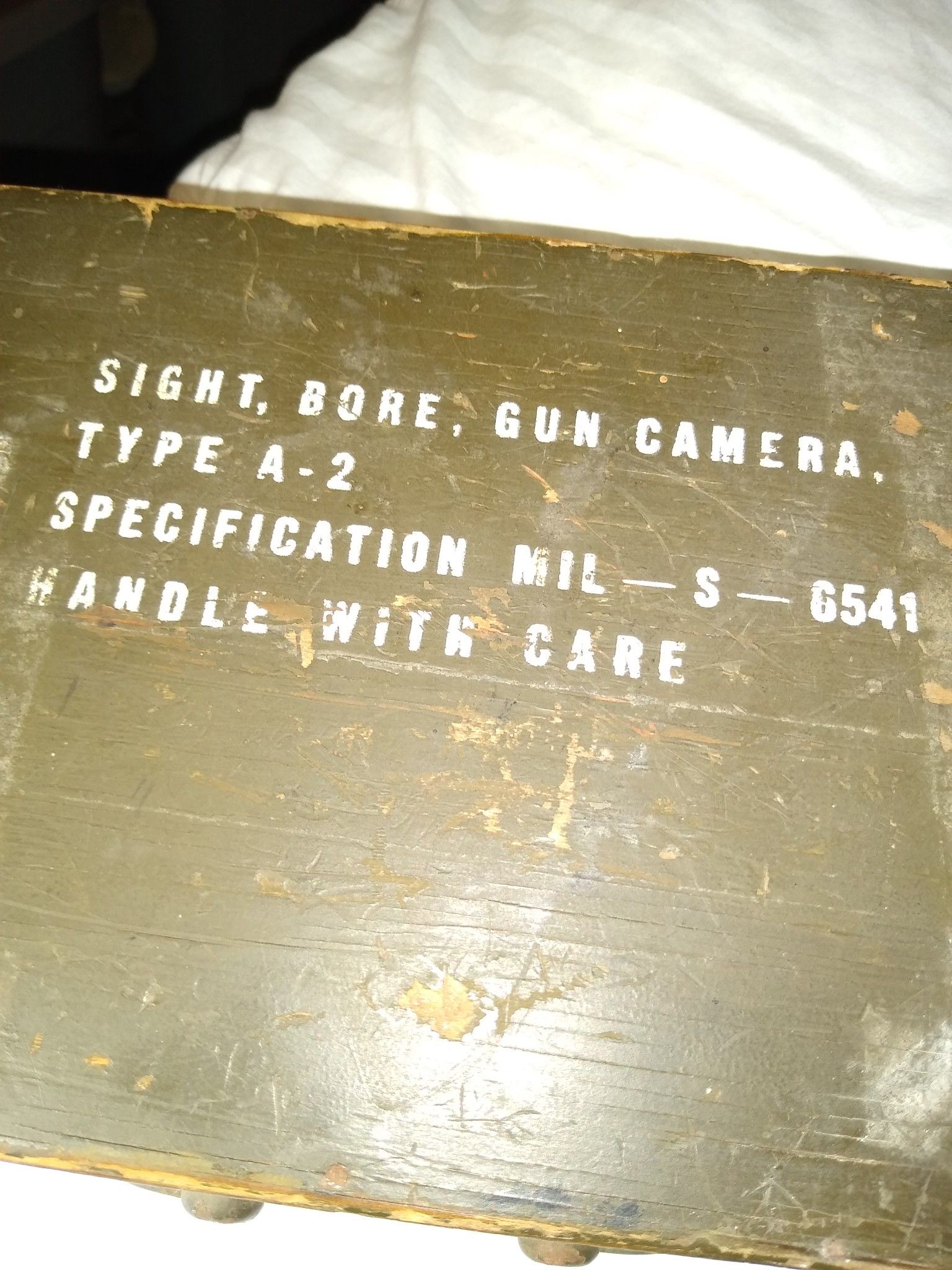 Collectible military Vietnam era SIGHT BORE CAMERA type A-2 for