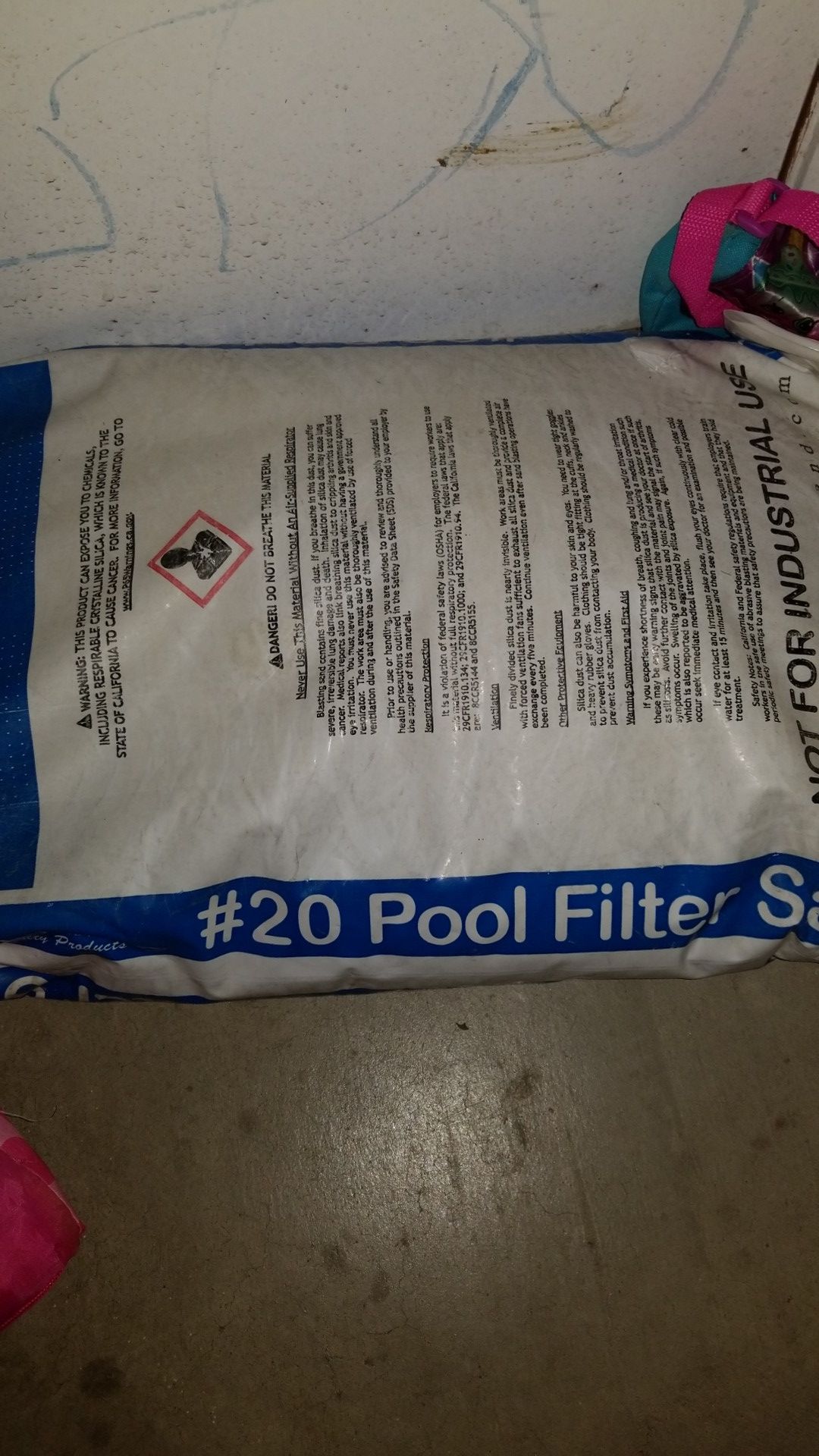 #20 pool filter sand