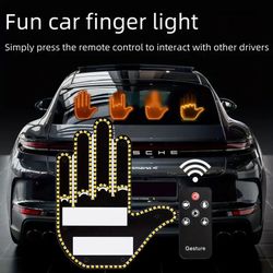Vehicle LED hand Sign